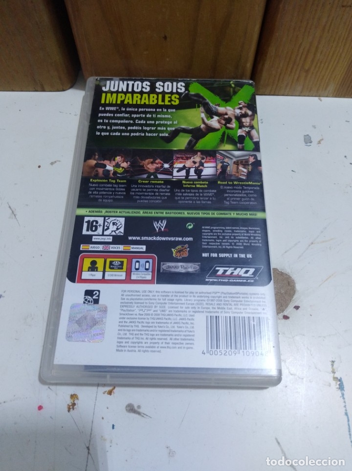 Videojuegos y consolas: Juego psp smack down vs ram 2009 - Foto 2