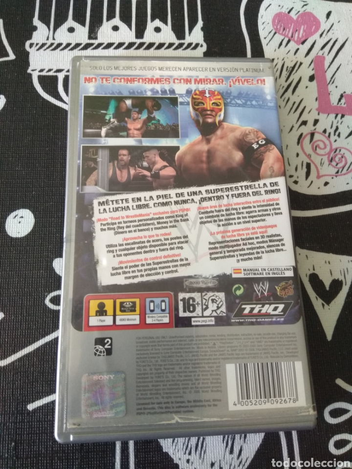 Videojuegos y consolas: Smackdown vs raw 2007. Sony Psp platinum - Foto 3