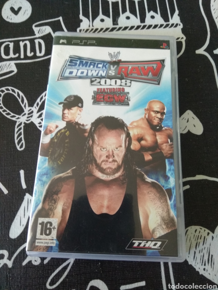 Videojuegos y consolas: Smackdown vs raw 2008. Sony Psp - Foto 1