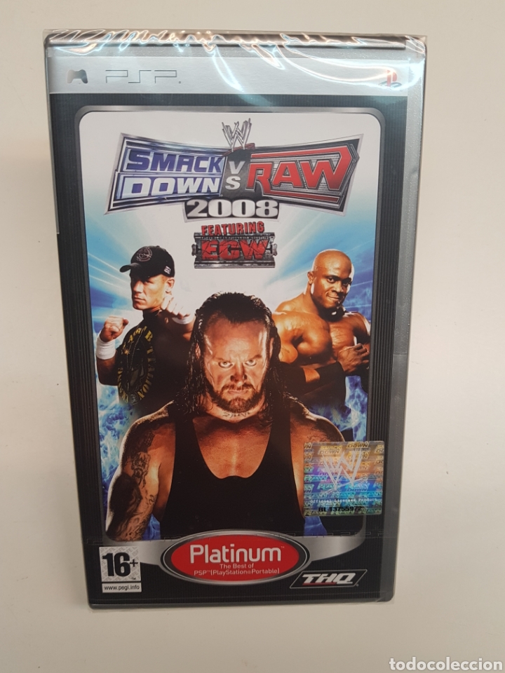 Videojuegos y consolas: Smackdown vs. Raw 2008 PSP PRECINTADO - Foto 1