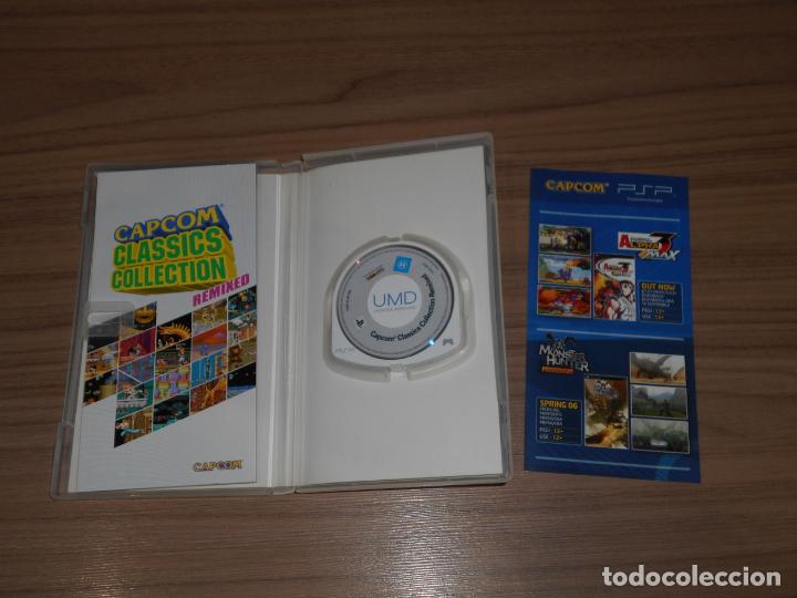 Videojuegos y consolas: CAPCOM CLASSICS REMIXED Completo SONY PSP Pal Espa&ntilde;a COMO NUEVO - Foto 2
