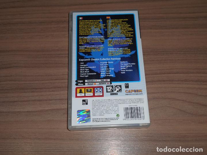 Videojuegos y consolas: CAPCOM CLASSICS REMIXED Completo SONY PSP Pal Espa&ntilde;a COMO NUEVO - Foto 3