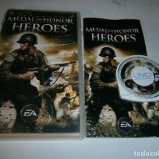 Videojuegos y Consolas: MEDAL OF HONOR HEROES PLAYSTATION PSP COMPLETO. Lote 363469080