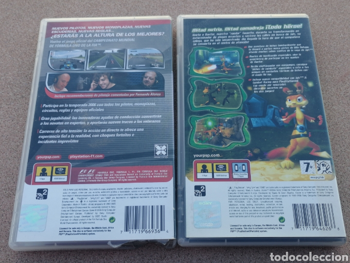Videojuegos y consolas: Juegos PSP Daxter y F1 F&oacute;rmula 1. - Foto 2