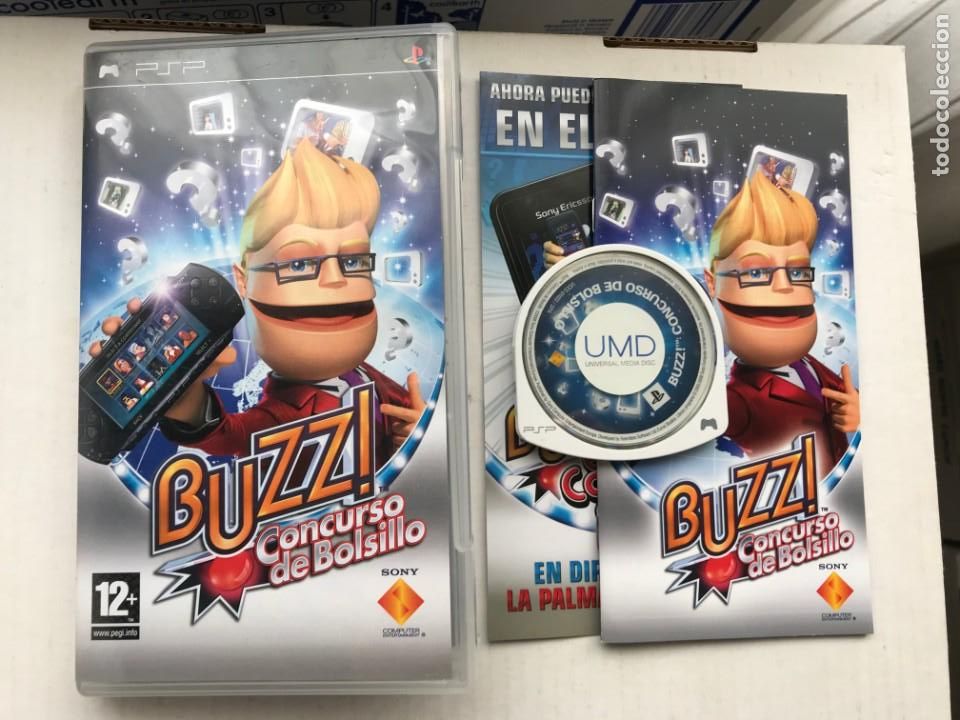 Videojuegos y consolas: BUZZ CONCUROS DE BOLSILLO PSP KREATEN - Foto 1
