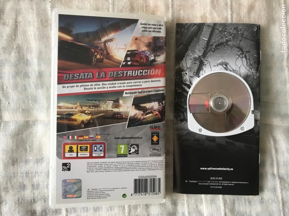 Videojuegos y consolas: SPLIT SECOND VELOCITY PSP ESSENTIALS KREATEN - Foto 2