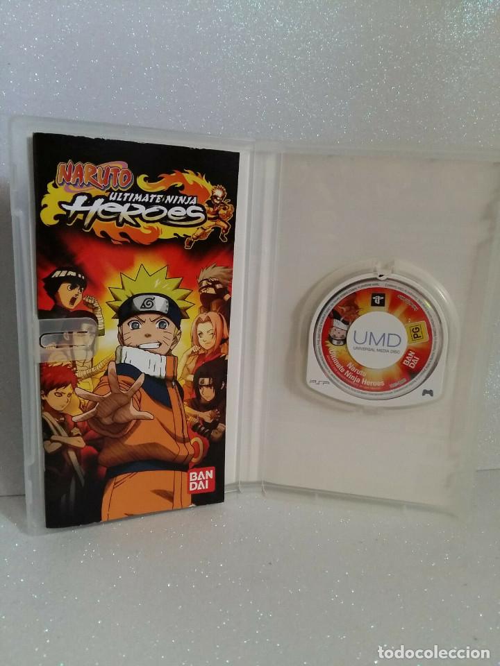 Videojuegos y consolas: NARUTO ULTIMATE NINJA HEROES PSP COMPLETO - Foto 2