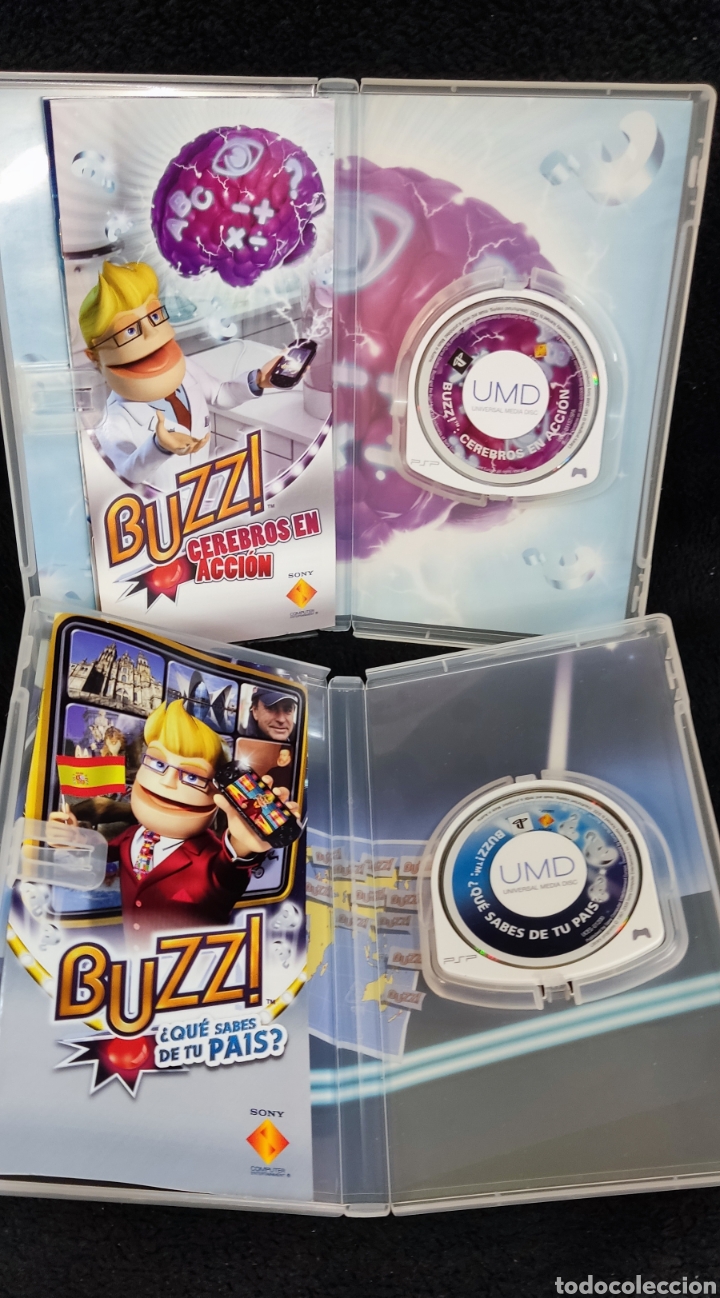 Videojuegos y consolas: PSP, 2 juegos Buzz - Foto 3