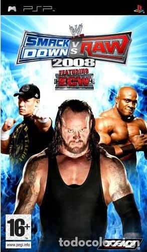 Videojuegos y consolas: WWE - SMACKDOWN VS RAW 2008 - PSP (Nuevo - Precintado) - Foto 1