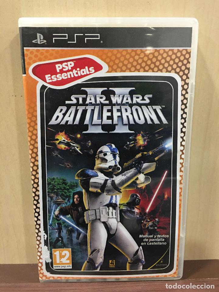 Videojuegos y consolas: Star Wars Battlefront 2 Essentials - PSP (2&ordf; Mano - Bueno) - Foto 1