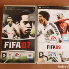 Videojuegos y Consolas: JUEGO PSP DOS FUNDAS VACIAS FIFA 09 Y FIFA 07 VER FOTOS. Lote 307069428