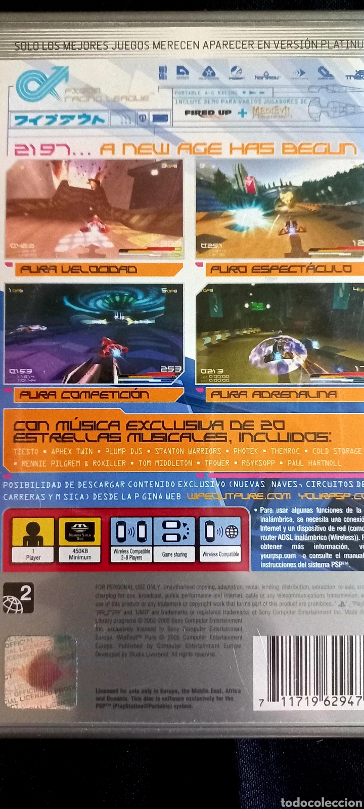 Videojuegos y consolas: WIPE OUT PURE - Foto 3