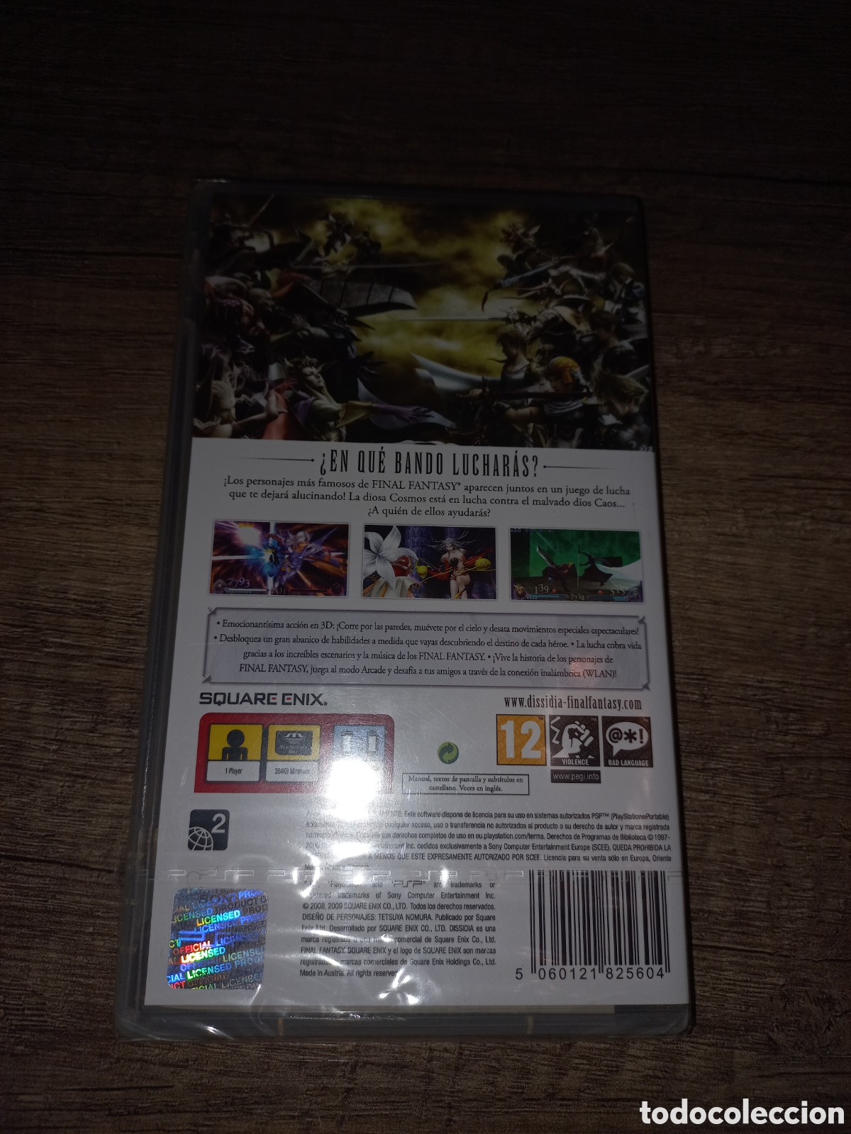 Videojuegos y consolas: PSP DISSIDIA FINAL FANTASY PAL ESP PRECINTADO - Foto 6