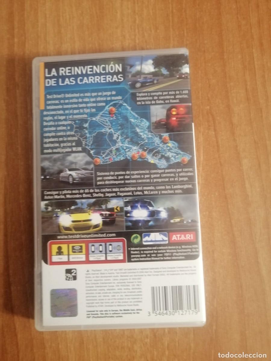 Videojuegos y consolas: PSP TEST DRIVE UNLIMITED - Foto 2