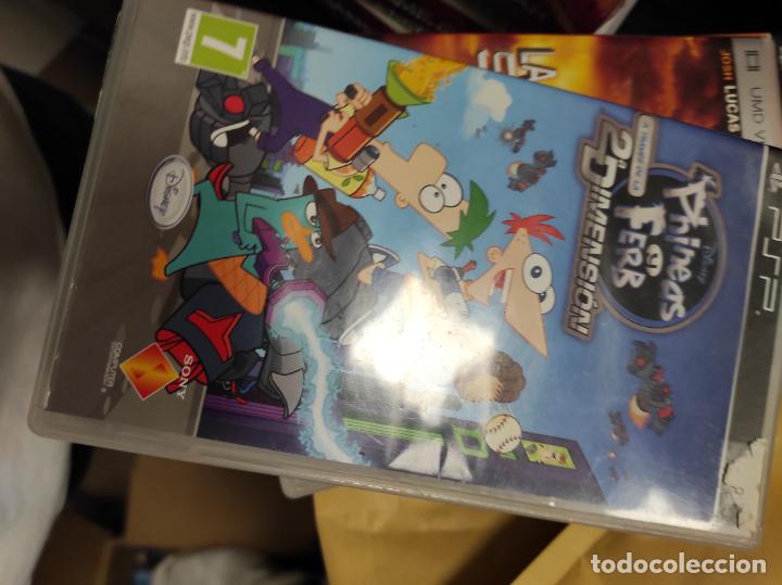 Jeu Phineas Et Ferb Voyage 2e Dimension Sur Sony PSP - VF - Complet Notice - Bon état
