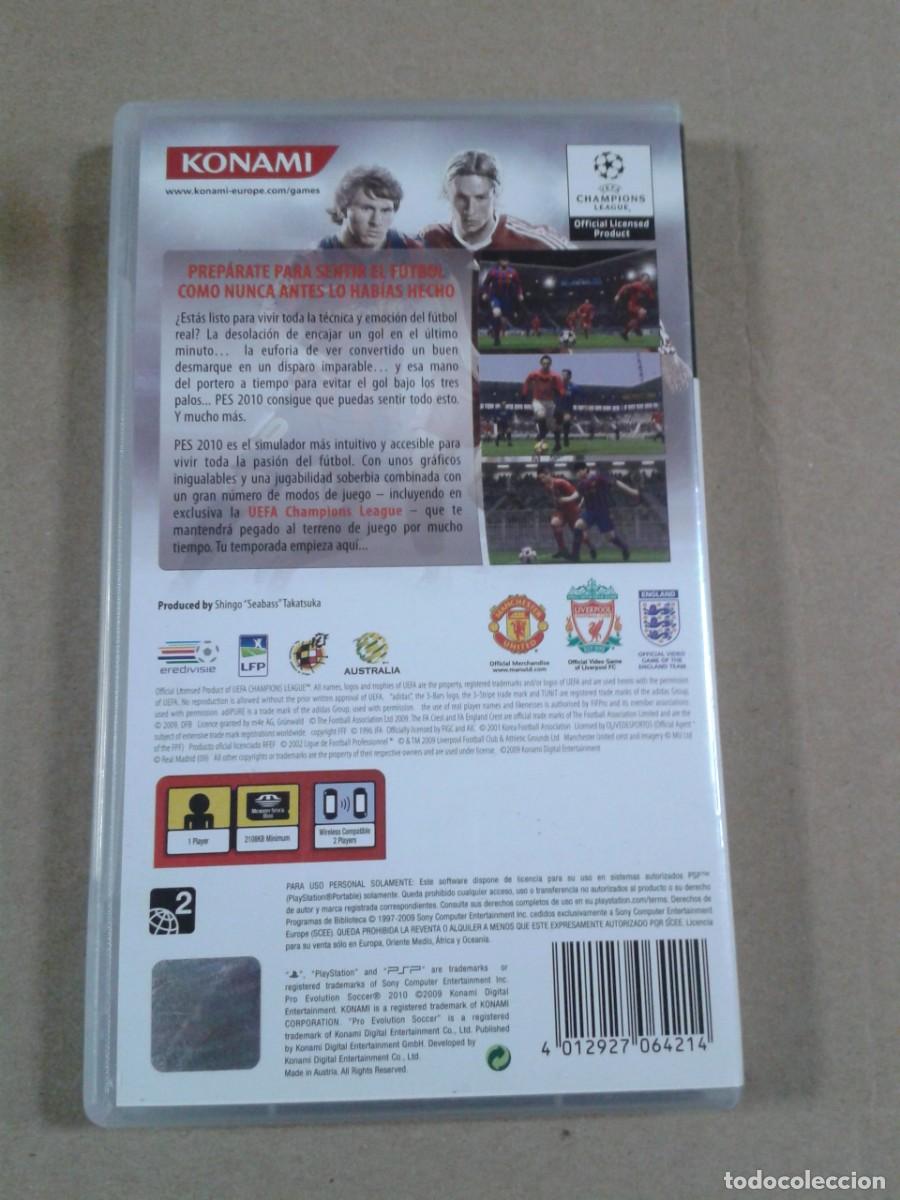Videojuegos y consolas: PES 2010. PSP - Foto 2