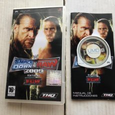 Videojuegos y Consolas: WWE SMACK DOWN VS RAW 2009 - PSP KREATEN SONY PLAYSTATION PLAY STATION. Lote 402096434