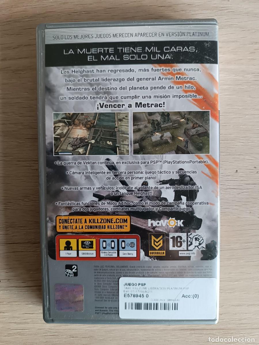 Videojuegos y consolas: KILL ZONE LIBERATION PSP - Foto 3