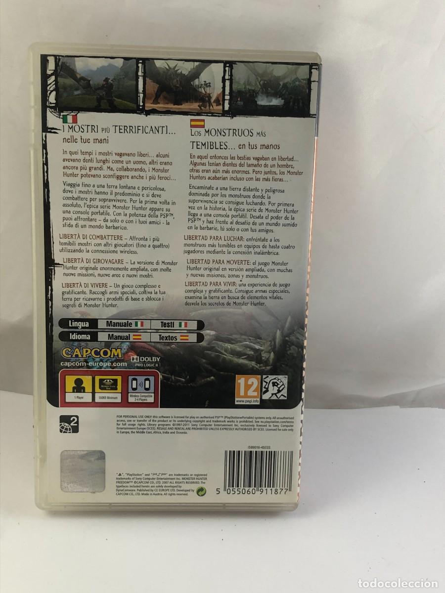 Videojuegos y consolas: PSP Monster Hunter Freedom ULES 00318/ E &rdquo;&rdquo;&rdquo; - Foto 3