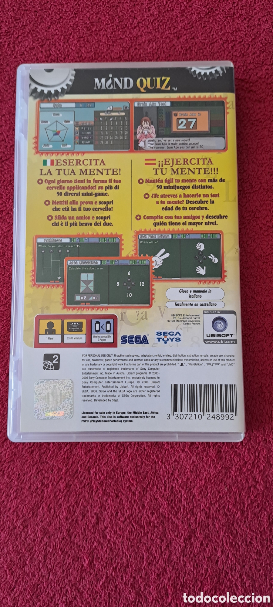 Videojuegos y consolas: JUEGO PSP &rdquo;MIND QUIZ&rdquo; - Foto 2