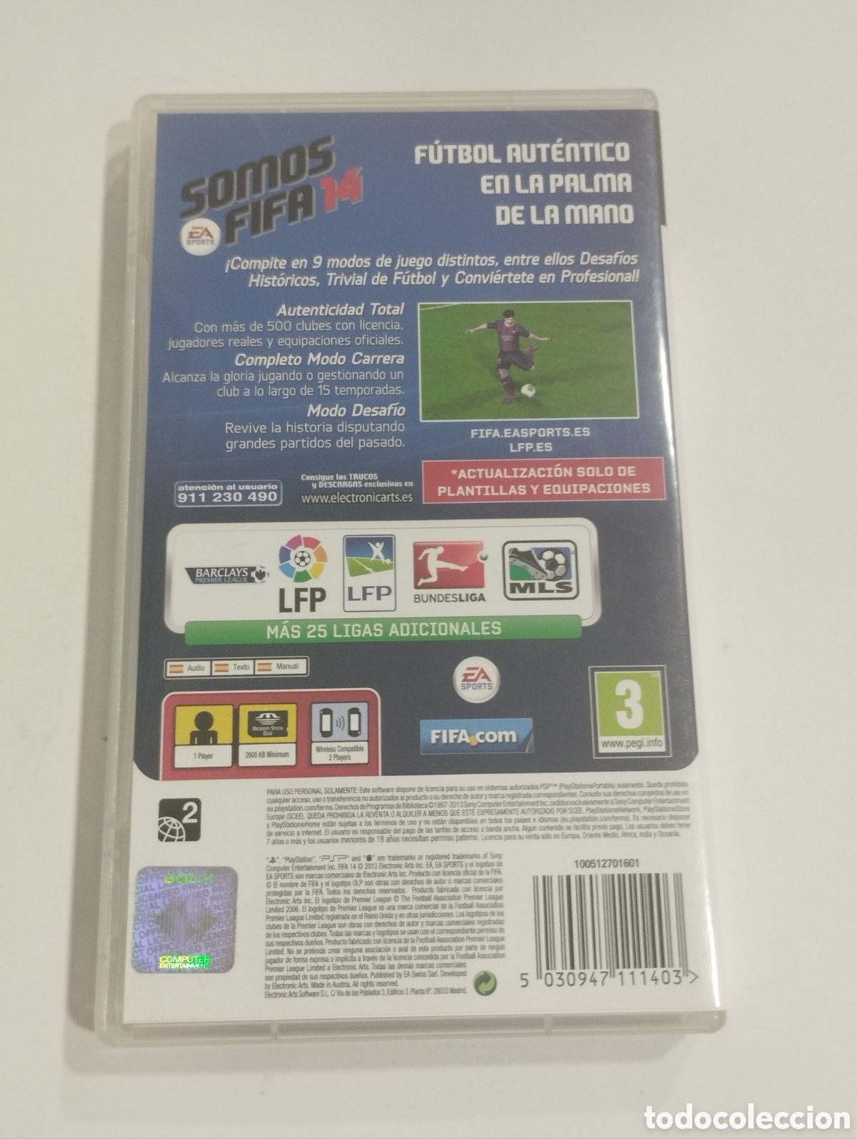 Videojuegos y consolas: Fifa14 EA Sports. PSP. - Foto 5