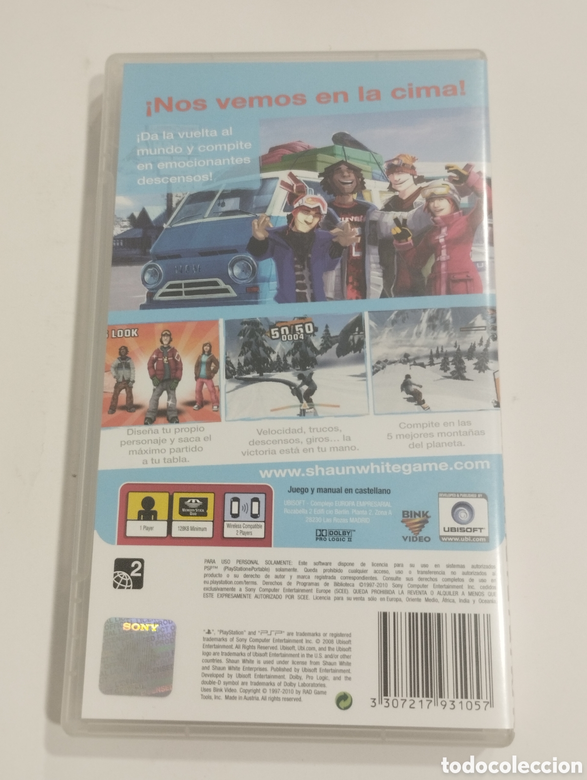 Videojuegos y consolas: Shaun White snowboarding. PSP. - Foto 5