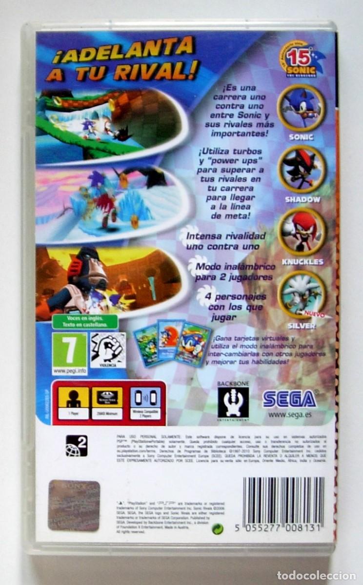 Videojuegos y consolas: PSP Essentials: Sonic Rivals. SEGA - Foto 2