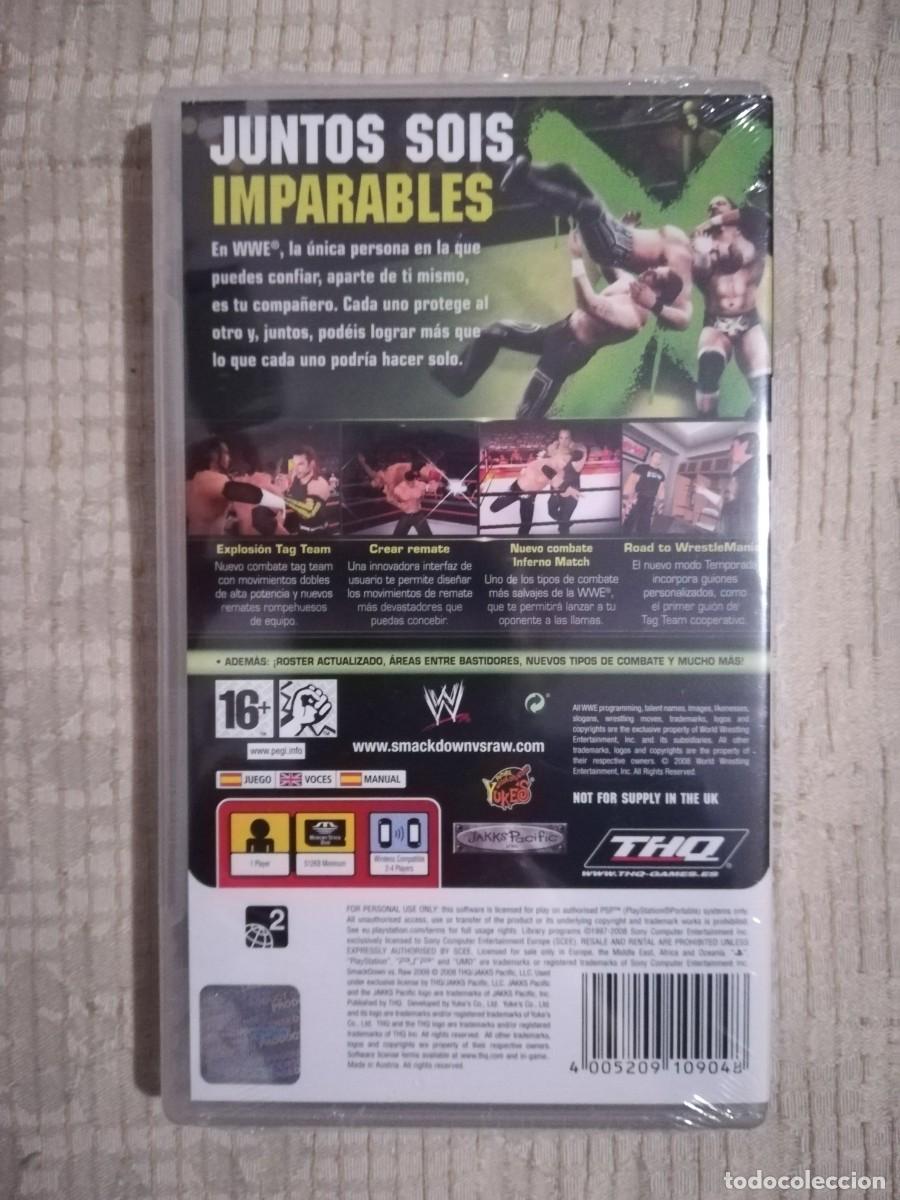 Videojuegos y consolas: Smack down vs raw 2009 psp precintado - Foto 2