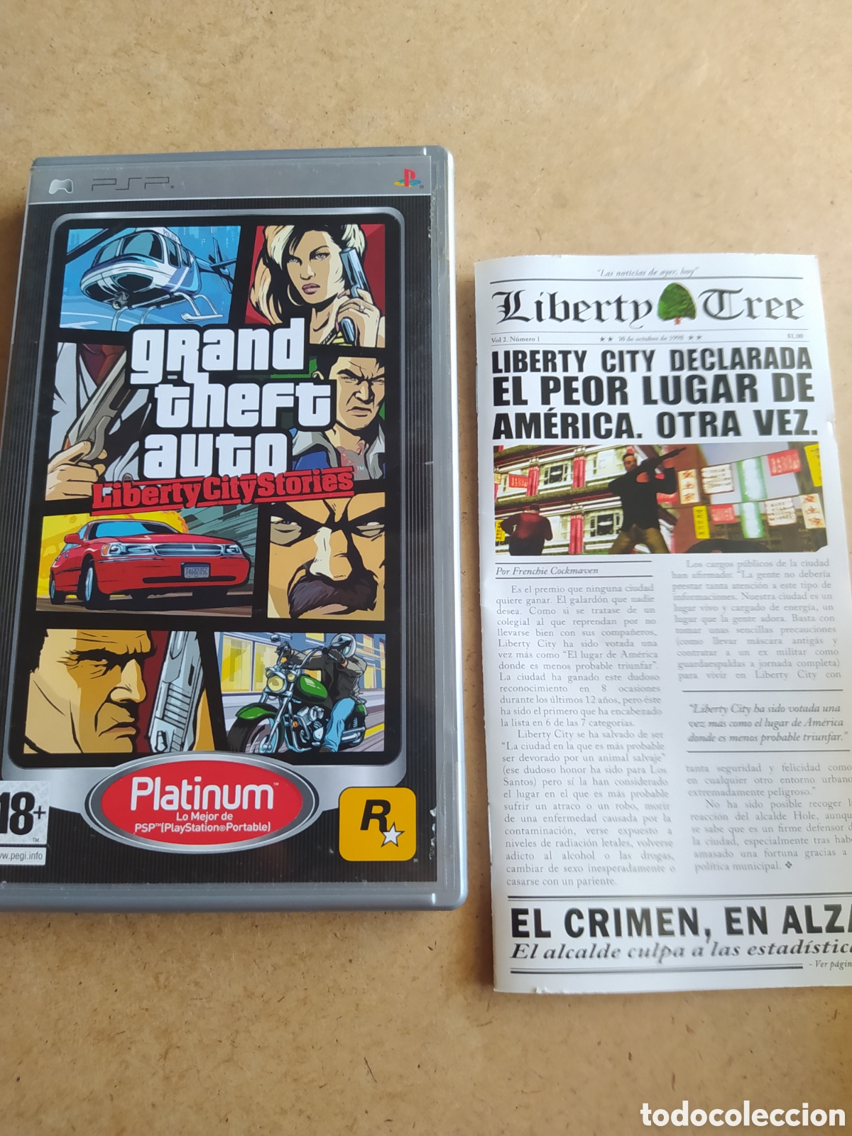 PSP: Grand Theft Auto Liberty City Stories GTA (PLATINUM