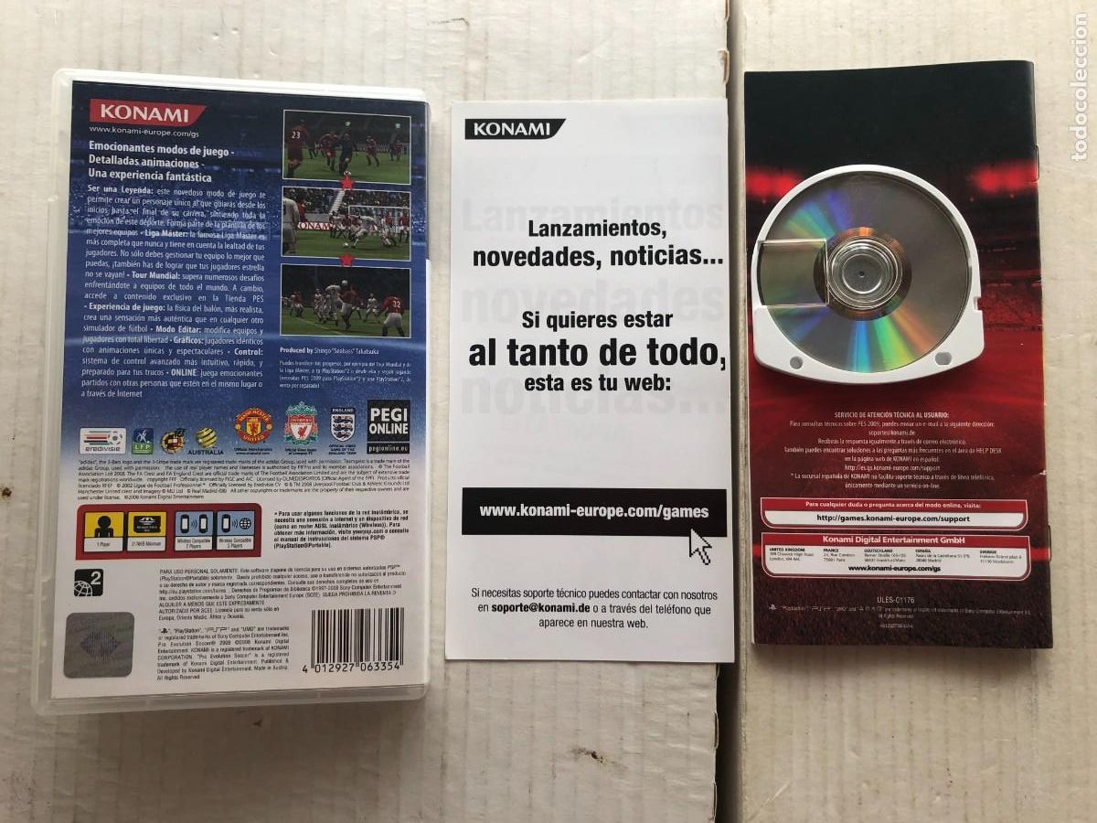 Videojuegos y consolas: PRO EVOLUTION SOCCER 2009 PES PSP KREATEN - Foto 2