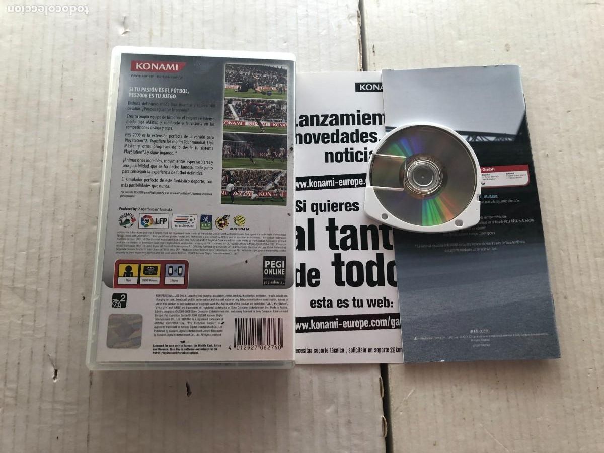 Videojuegos y consolas: PRO EVOLUTION SOCCER 2008 - PSP KREATEN - Foto 2