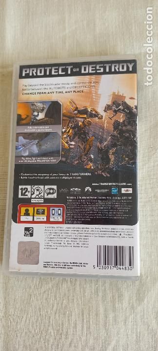 Videojuegos y consolas: JUEGO PSP. TRANSFORMERS. THE GAME. - Foto 3