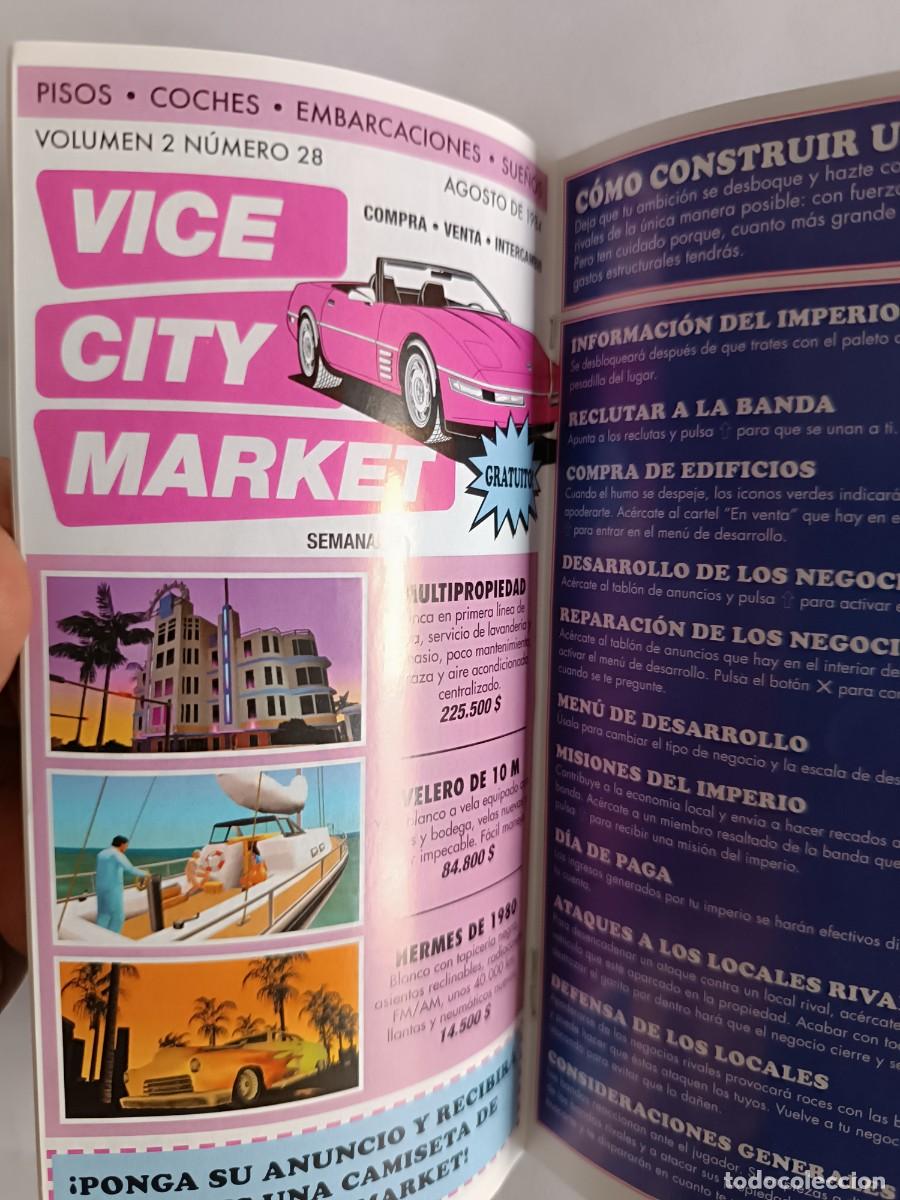 Videojuegos y consolas: Manual vice city PSP - Foto 3