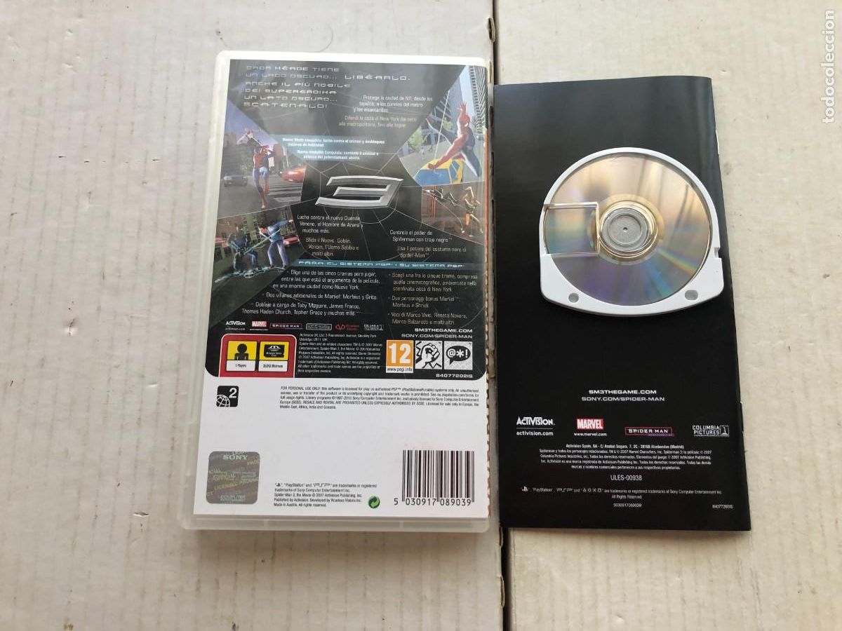 PlayStation Portable Essentials – Spider-Man 3 (PSP) – Neuf Sous Blister