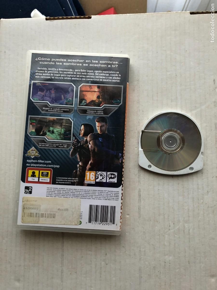 Videojuegos y consolas: SYPHON FILTER LOGANS SHADOW - ESSENTIALS - PSP KREATEN - Foto 2