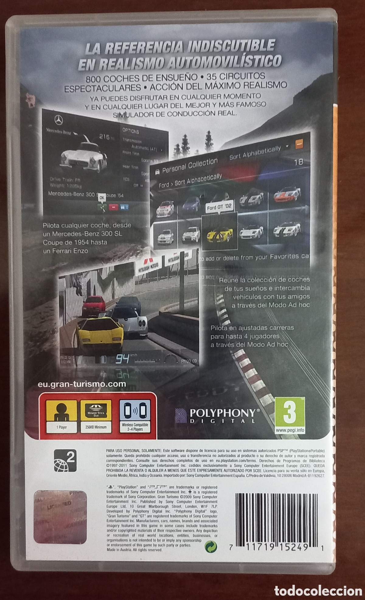 Videojuegos y consolas: GT GRAN TURISMO. PSP - Foto 3
