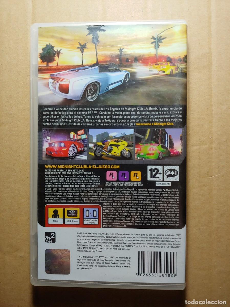 juego psp midnight club l.a. remix - Buy Video games and consoles PSP on  todocoleccion