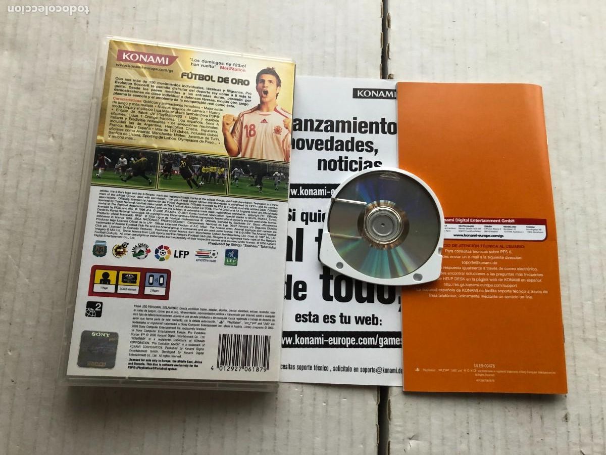 Videojuegos y consolas: PRO EVOLUTION SOCCER 6 PES - PSP KREATEN - Foto 2