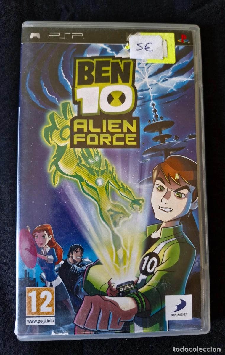 Videojuegos y consolas: BEN 10 ALIEN FORCE - SONY PSP - UMD - COMPLETO - Foto 1