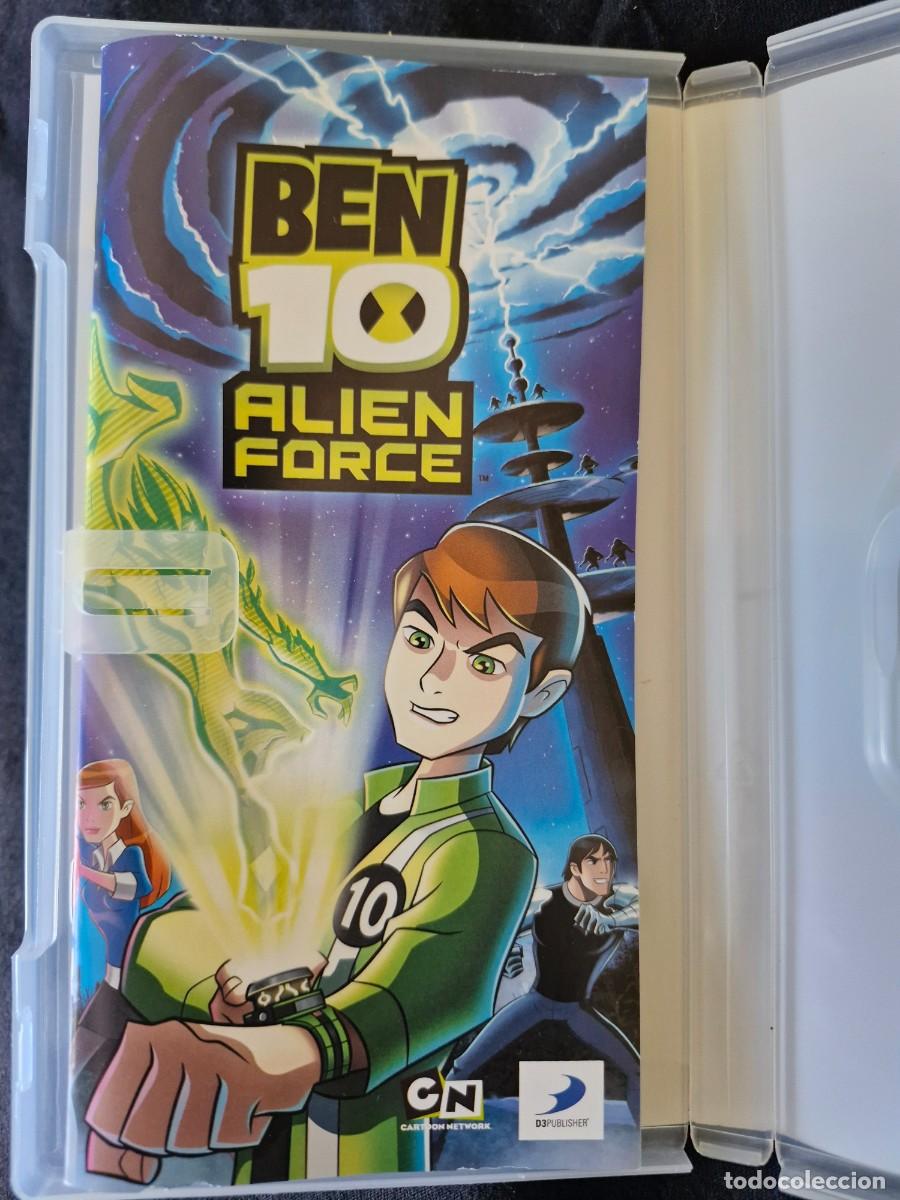 Videojuegos y consolas: BEN 10 ALIEN FORCE - SONY PSP - UMD - COMPLETO - Foto 3