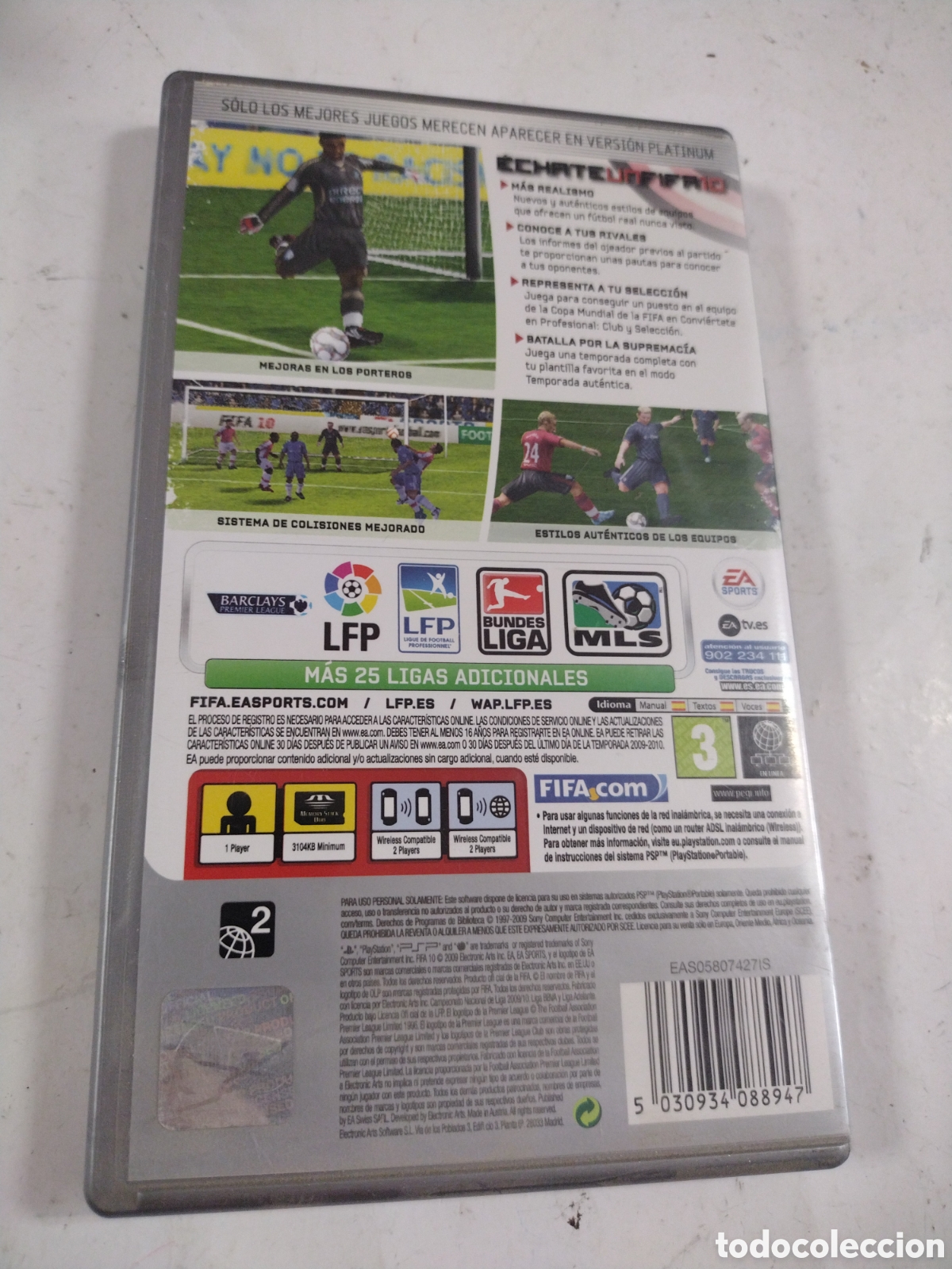 Videojuegos y consolas: FIFA 10. PSP. LEER DESCRIPCION - Foto 2