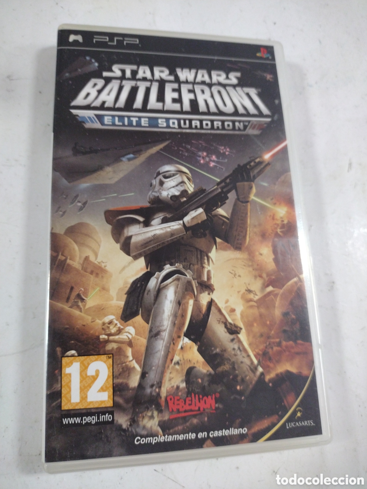 Videojuegos y consolas: STAR WARS BATTLEFRONT ELITE SQUADRON. PSP. - Foto 1