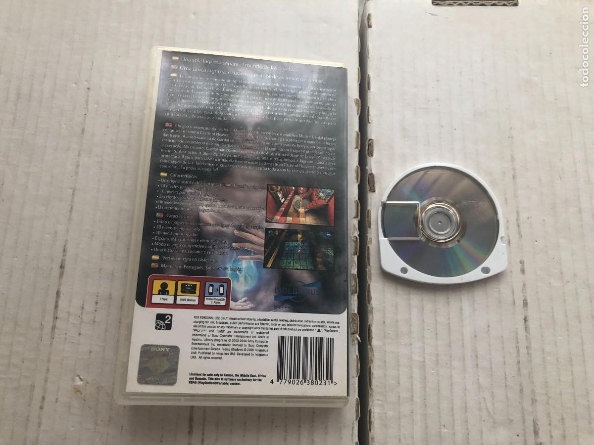 Videojuegos y consolas: FADING SHADOWS - PSP SONY KREATEN - Foto 2