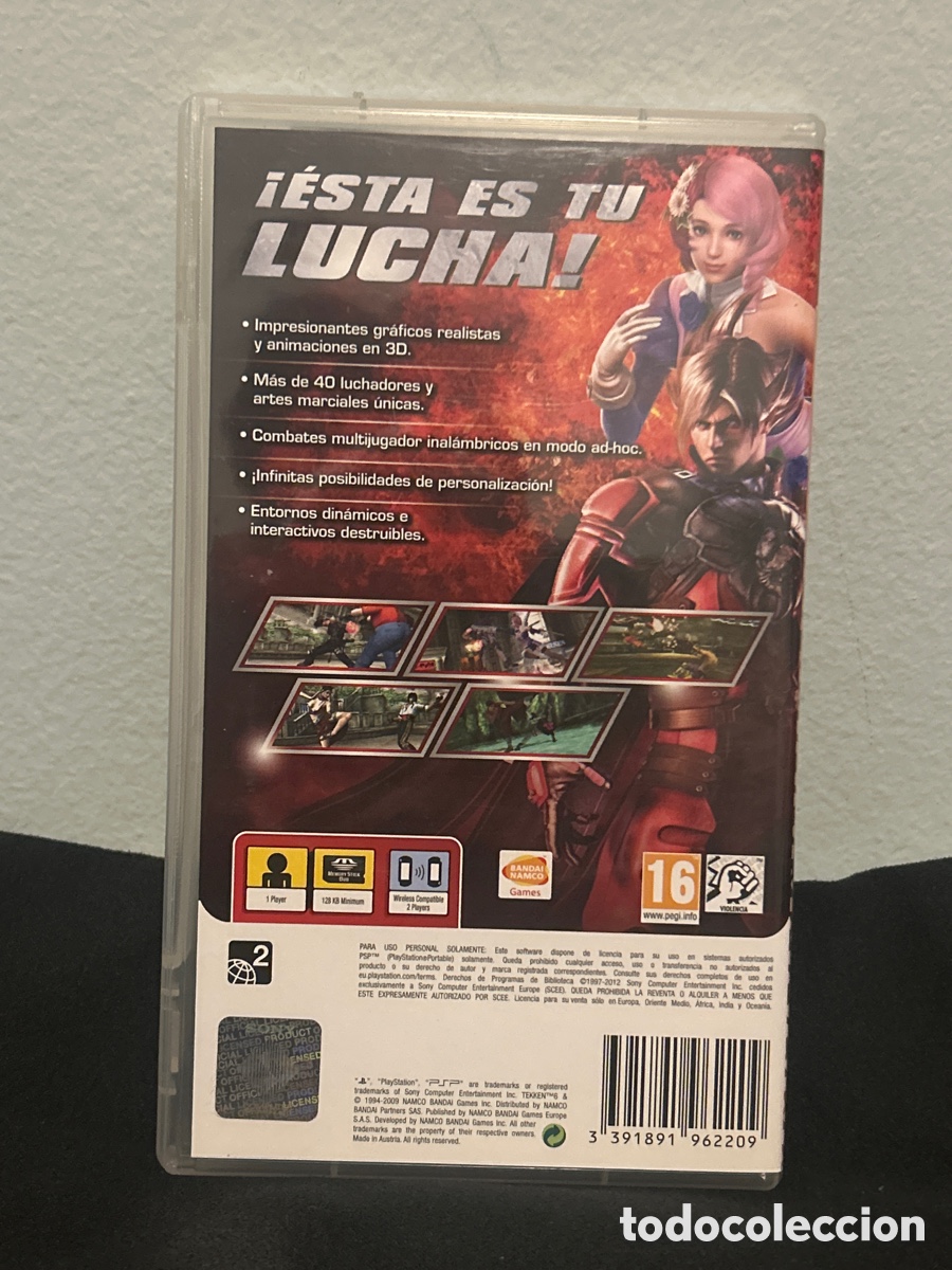 Videojuegos y consolas: Psp juego tekken 6 completo - Foto 2