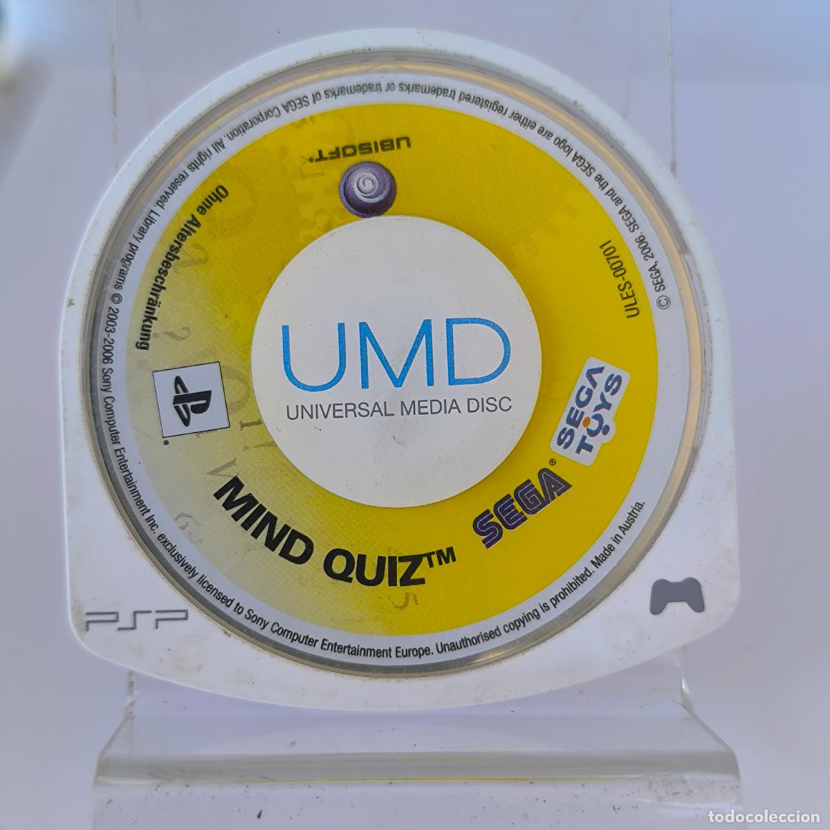 Videojuegos y consolas: Juego PSP - MIND QUIZ Exercise your mind - Foto 1