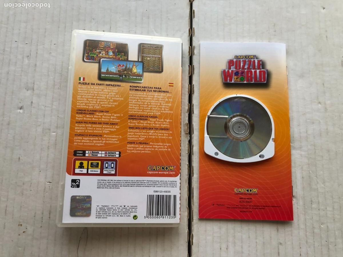 Videojuegos y consolas: CAPCOM PUZZLE WORLD ESSENTIALS - PSP KREATEN - Foto 2