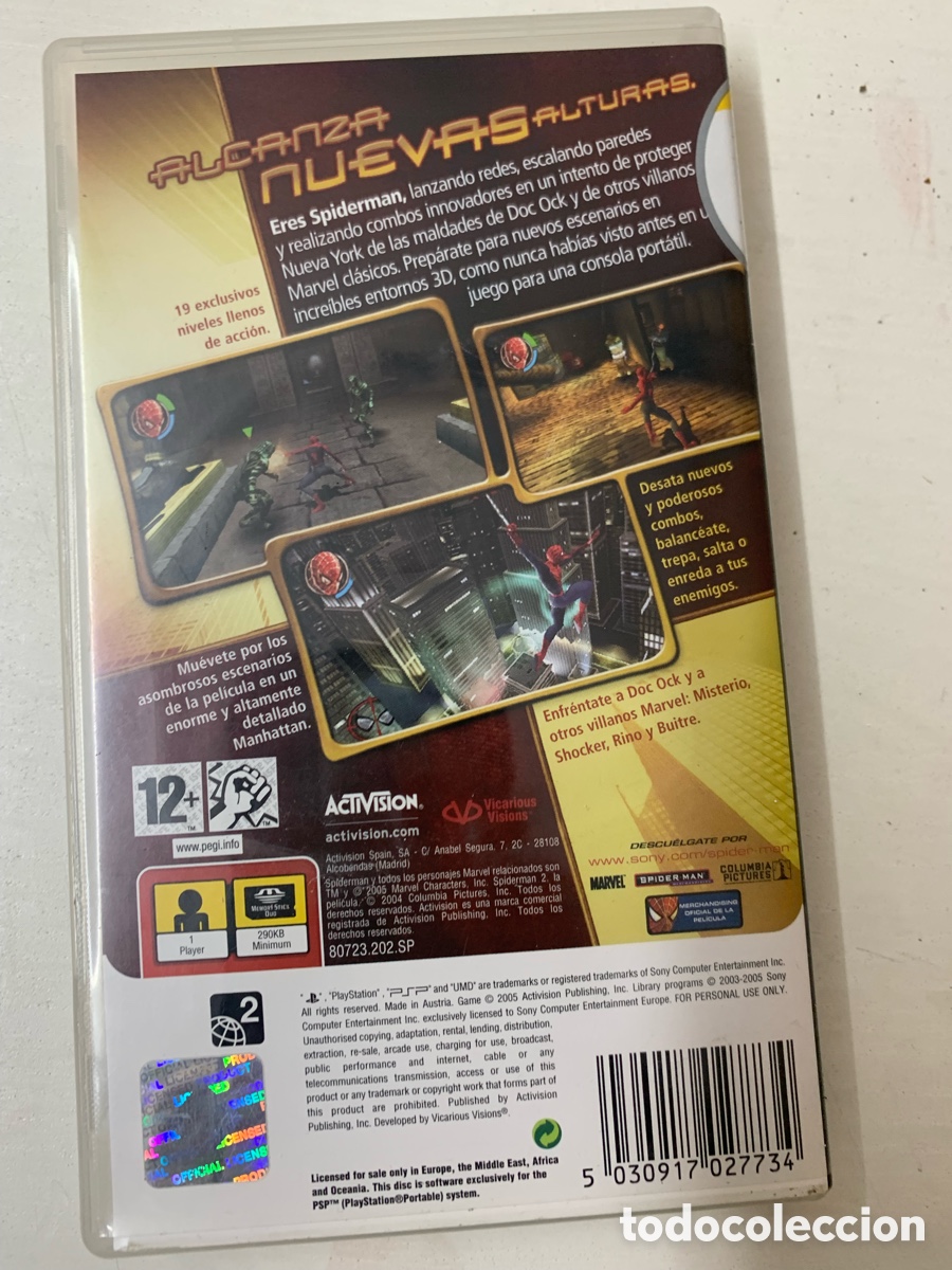 Videojuegos y consolas: Juego psp SPIDER-man activision - Foto 2