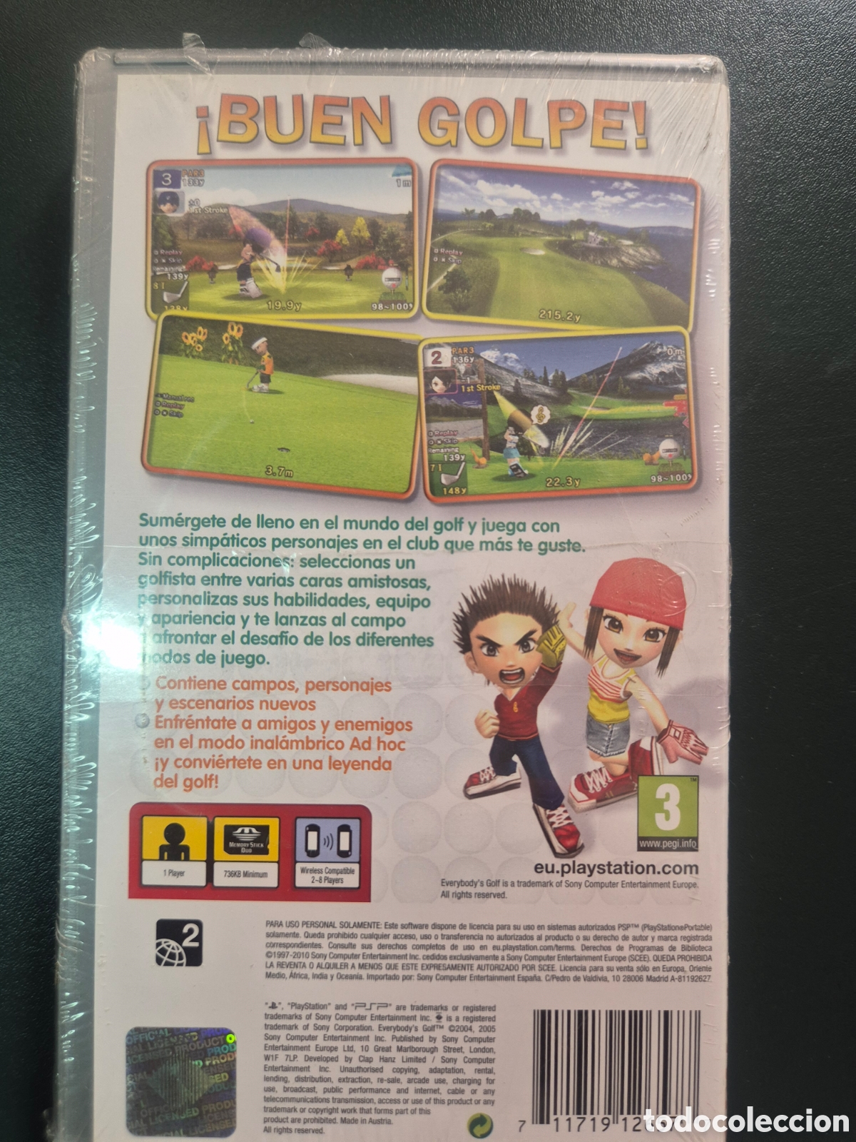 Videojuegos y consolas: Psp Everybodys golf - Foto 2