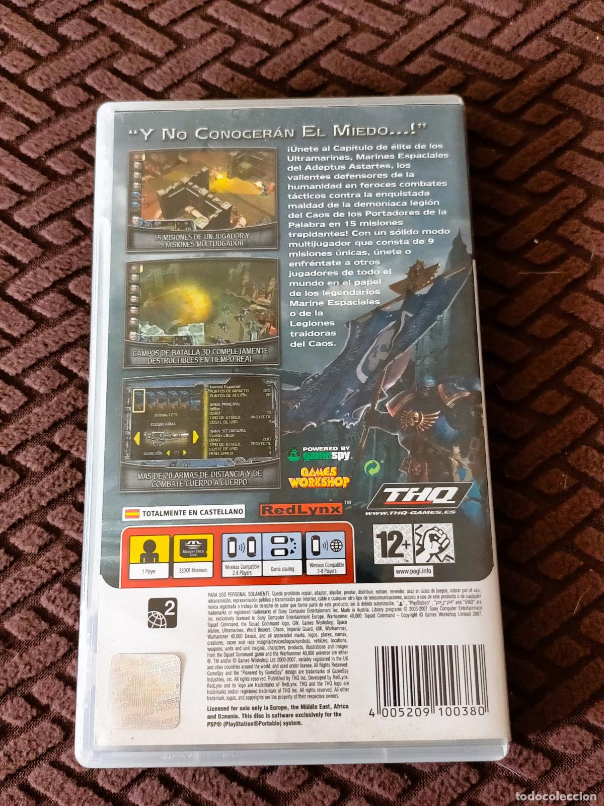 Videojuegos y consolas: Juego PSP - Warhammer 40.000 - SQUAD COMMAND - Foto 4