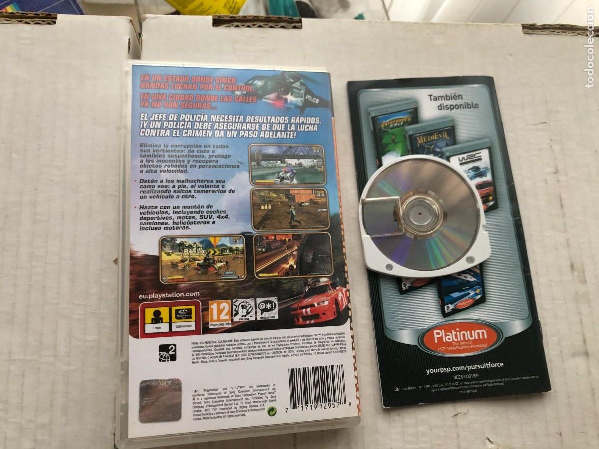 Videojuegos y consolas: PURSUIT FORCE ESSENTIALS - PSP KREATEN - Foto 2